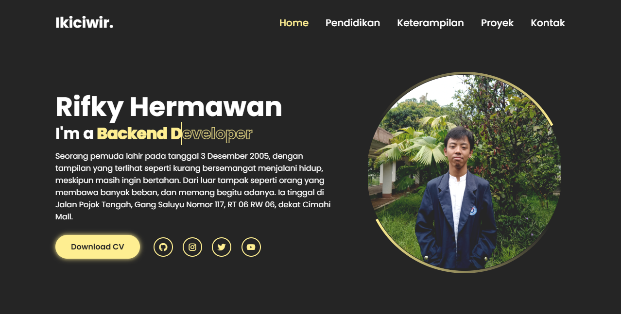 Gambar Proyek Portfolio